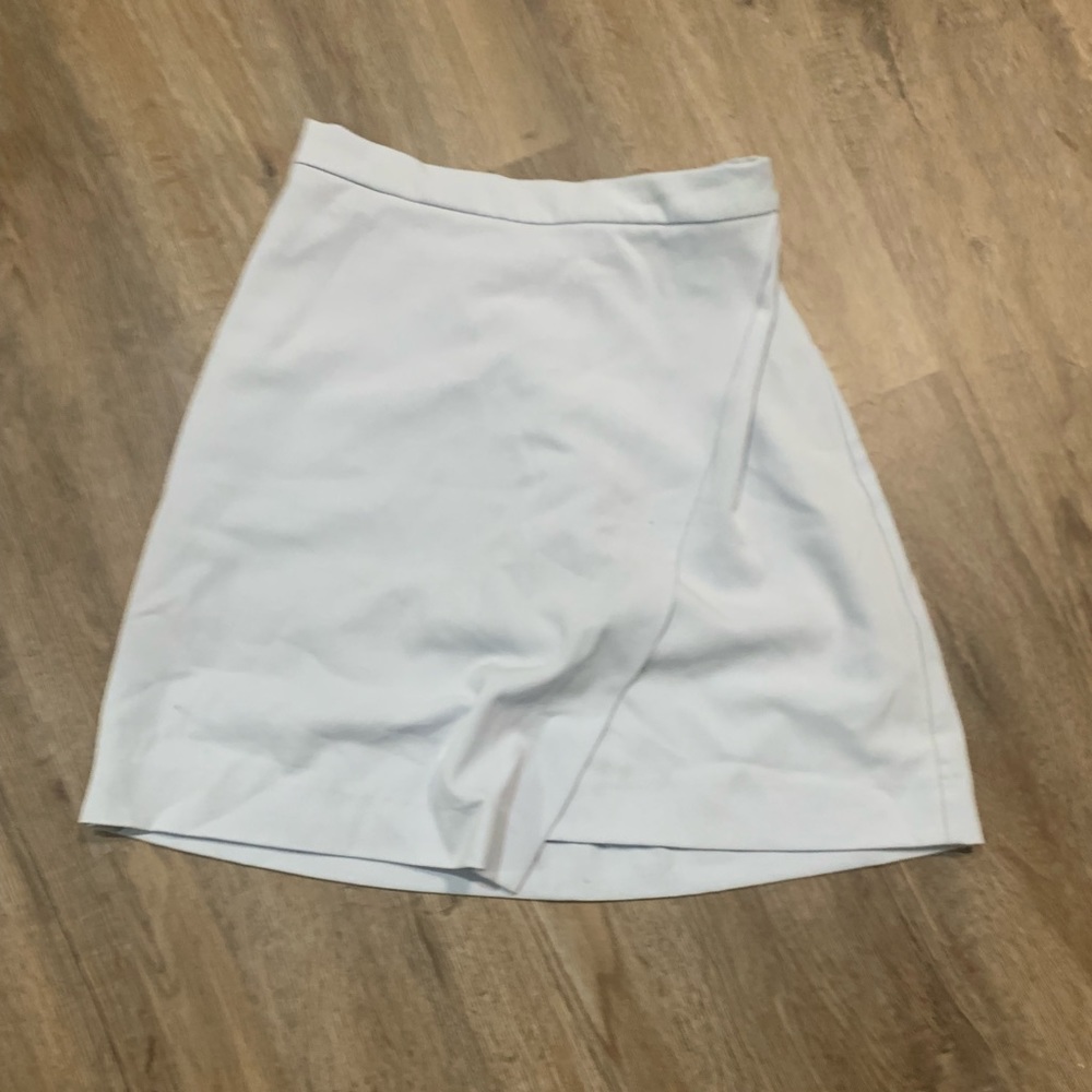 Sky blue pencil skirt